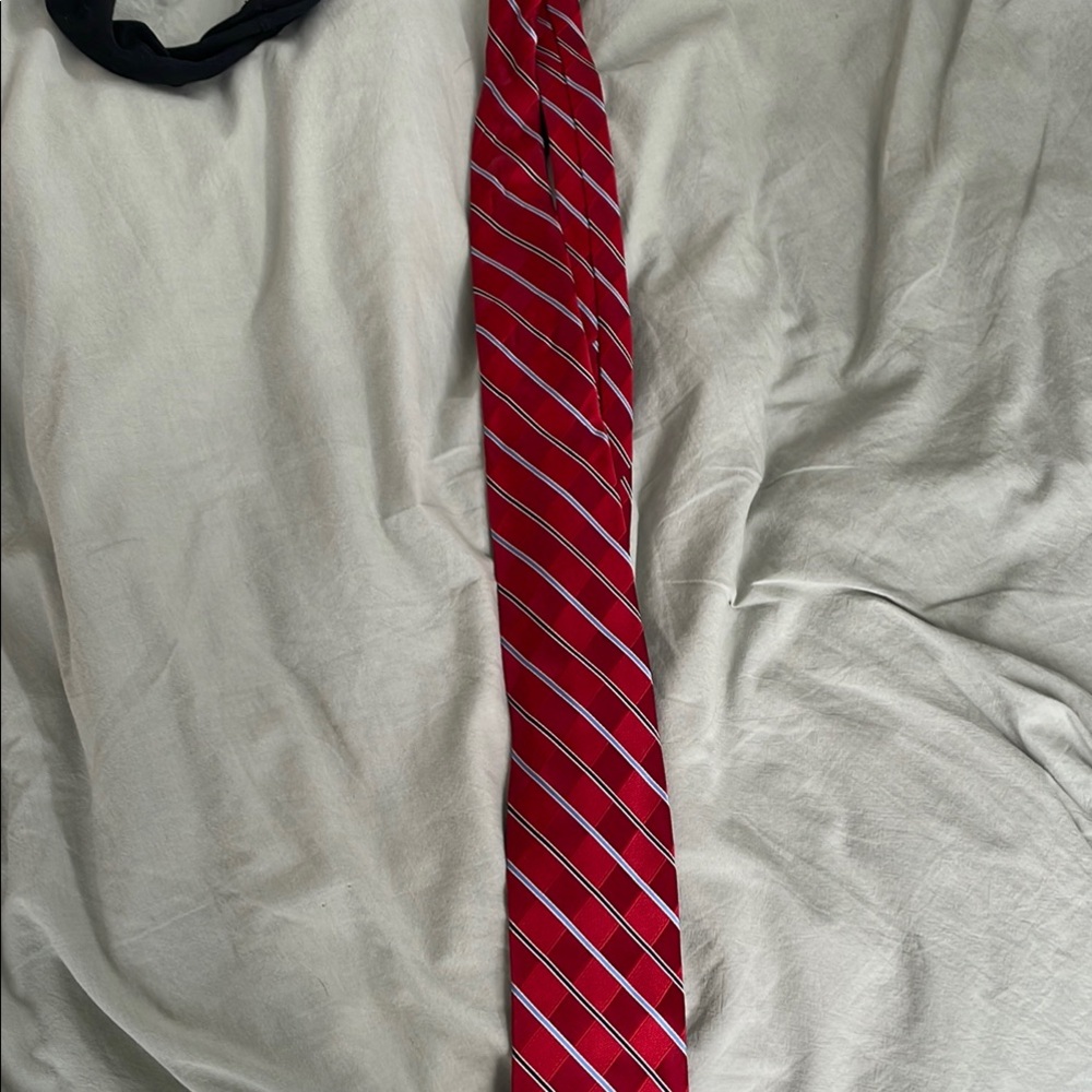 Red Striped Tie